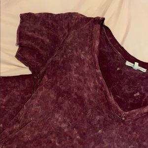 Gilded intent acid wash v-neck 🤘🏼